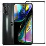 MOTOROLA G82 5G FULL TEMPERED GLASS 11D By eZell, Ultra clear, Zero Bubbles, Sensitive touch,9H Hardness, Anti-Scratch, Anti oil Stains & Full Glue Tempered Mobile Screen protector for MOTO G82 5G