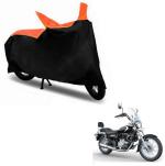 RONISH Two Wheeler Cover for Bajaj (Avenger 220 Cruise, Black, Orange)