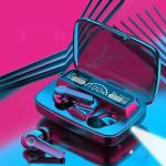 SFZ M19 TWS Earbuds Bluetooth 5.1 | 9D Stereo | 3D Touch True Wireless Earphones IPX7 Waterproof Bluetooth Headset (Black, True Wireless)