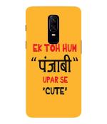 Bhaicover OnePlus 6 Punjabi Quotes Mobile Back Case Cover