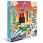 Travel Posters Colouring Book set for Kids, Colour your famous places