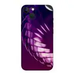 GADGETSWRAP Printed Vinyl Skin Sticker for iPhone 15- Purple Layers