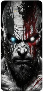 Coverooz Samsung Galaxy M04 Multicolor Vinyl Illustrations Printed Mobile Skin