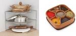 Somkala Plastic Masala Box, Corner Rack