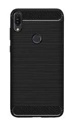 Zapcase Black Rubber Back Cover For Asus Zenfone Max M2