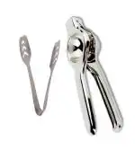 Urban Buy Stainless Steel Momo Tong with Stainless Steel Lemon Squeezer and Multicolour, Pack of 2