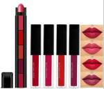 MADNIKA COMBO SET OF 5 LIPSTICKS OF DIFFERENT COLOURS-A1