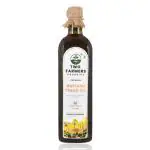 Two Farmers Organics Mustard Oil (1L) | Cold-pressed| Unrefined| Extra Virgin | 100% Pure and Natural Kacchi Ghani Sarso Oil