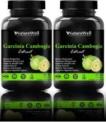 Naturewell Natural And Garcinia Cambogia 70% For Fat Burn Pro, 60 Capsules Each (Pack Of 2)
