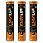 ENGYUP Curcumin 500mg, Black Pepper, Ginger & Zinc, Immunity & Skin Glow, Mango Flavor, 60 Tablets