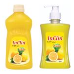 Inclin Lemon Softsoap,1.5 Litre Handwash Moisturizing and soft on hand with nice fragrance Combo Pack (1 Litre + 500ML)