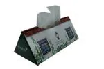 Kosher Castle Pyramid Facial Tissue Box, Pack of 5, 2 Ply, 50 Pulls Each