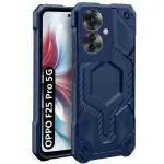 Fashionury Oppo F25 Pro 5G Back Cover | Hybrid Defender Series | Shockproof Armor Bumper | Ultimate Drop Protection | Soft TPU Case for Oppo F25 Pro 5G (Blue)