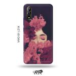 Tweakymod Printed Shy Girl Back Cover For Vivo S1, Vivo Z1X