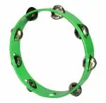 SKYLARK INTERNATIONAL Khanjari Tambourine Hand Percussion Musical Instrument (Green)