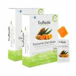 TruRadix Nutrition Curcumin Supplements -Pack of 2 -60 Count Turmeric Curcumin Supplements Oral Dissolving Strips -Vegan Curcumin Strips with Orange and Mango Flavour