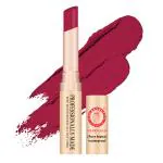 Colors Queen Beauty Lips Velvet Finish Non Transfer Matte Lipstick| Highly Pigmented with Smooth Application| Long Lasting Lipstick Waterproof| Smudge Proof Lipstick for Women (Gold Rich Red) Lipstick