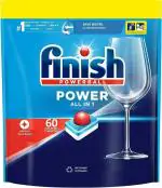 Finish Powerball Power All in 1 Dishwasher, Regular 60 Tablets
