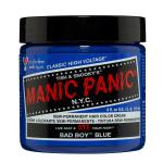 Manic Panic Bad Boy Blue Classic Cream Semi Permanent Vegan Hair Color, 118.0 Ml