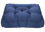 Kuber Industries Navy Blue Microfiber Chair Cushion 2.2 x 1.5 m HS_37_KUBMART020896