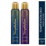 Envy Temptation Angel and Foxy Perfume Body Deodorant for Women, Combo Pack (150 ml x 2)