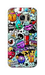 Tweakymod Printed Octupus Doodles Back Cover for SAMSUNG S7