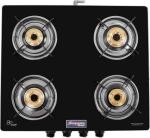 Sampoorna Surya 4 Burner Automatic Ignition Glass Automatic Gas Stove (4 Burners)