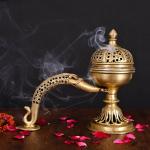 KESHTO Decor buying Dhoop Dani Brass Tortoise Shape Holder Incense Burner Tortoise Shape Loban Dani Brass Tortoise Incense Burner Dhoop Dani Brass Tortoise Home and Pooja Room Decoration
