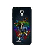 Casotec Boy With Music Design Printed Silicon Soft TPU Back Case Cover for Micromax Bolt Selfie Q424