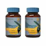 ZEROHARM Holistic Curcumin with Piperine Tablets - 600mg with 95% Curcuminoids - Antioxidant & Anti-inflammatory Supplement - For Skin, Joint Support, Anxiety & Stress Relief - 100% Bioavailable - 120 Vegetarian Tablets