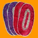 SHIVIMPEX Cotton Door Mat (Multicolor, Medium, Pack of 4)