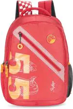 Skybags Riddle | 34L | School Backpack | Polyester | Red