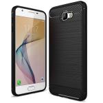 JGD PRODUCTS Samsung Galaxy On7 2016, J7 Prime and On Nxt Black TPU and Plastic Scratch Resistance Back Cover - 10 x 5 x 10 cm