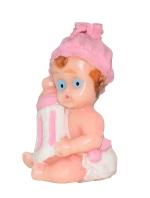 My Party Suppliers Pink Baby Girl Happy Birthday Scented Genius Cake Candle