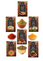 SD Chicken, Meat, Sabji, Veg Biryani, Shahi Paneer, Haldi, Dhaniya, Lal Mirch, Jeera and Garam Masala Powder | Pack of 10 | Combo, Healthy Delicious & Flavourful | 100 Gm Each|