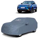 Kingsway Dust Proof Car Body Cover with Mirror Pockets for Mahindra XUV 400 2023 Onwards Model, Color : Grey Matty