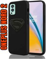 MOZETTE Back Cover for OnePlus Nord 2 5G (Black, Dual Protection, Silicon, Pack of 1)