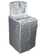 Classic Top Load Washing Machine Cover Suitable for Godrej 6.0 Kg, 6.2 Kg, 6.5 Kg | 56Cms X 57Cms X 86Cms | Black & Grey