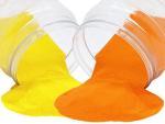 Bright bloom Yellow, Orange Marble Rangoli Colors Natural Organic Combo, 2 Kg Each (Pack Of 2)
