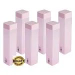 6PCS Pink Frosty Fridge Square Water Bottle-1000 ml