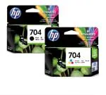 HP 704 Black & Color Ink Cartridges