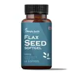 Simply earth Flax seeds oil Omega- 60 Softgels (60 Tablets)