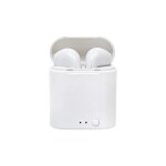 FINGER THREE  I7s Twins Wireless Bluetooth Earphoone Mini Twin Portable Bluetooth Headset, with Charging Box (Airpod)