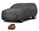 Auto Hub Car Body Cover Compatible with Mahindra Xuv 500 with Mirror Pockets, Triple Stitched, Water Resistant Car Cover, Grey