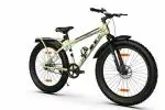 GANG FIRE Front Suspension Dual Disc Brake with IBC Single Speed 24T (Frame Size : 14.5 Inches) Mountain Cycle (Cream Yellow, Black)