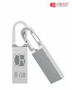 Cross 8GB 3.0 USB Flash Drive/Pen Drive with Metal Body External Storage Device Silver