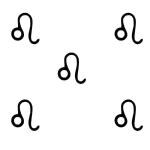 Comet Busters Sun Sign Leo Bindis (BIN1078) Pack of 1