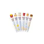Silly Panda 10-in-1 Pens for Kids Multi-color Ballpoint Pen Fast Food Fries Burger Shape Cartoon Pen Student Random Set of 2