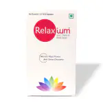 Sundyota Lifecare RELAXIUM - Stress Relief Formula with Melatonin 3mg, Lactium, and L-theanine | Quality Sleep | Calm Mind | Anxiety Relief -Non-Habit Forming Formula - 10 Capsules