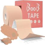 JAIPURI BAGS Boob Tape with 10 Nipple Pasties, Multipurpose Body Tape for Women, Push Up and Lifting Breast Tape, Boob Tape for Big Breasts, Skin Friendly Adhesive Tape (Pack of 1) Multicolou